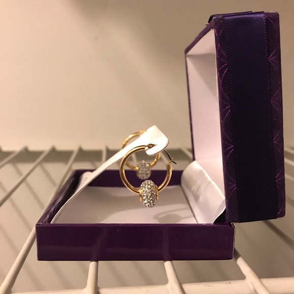 14k gold and sterling silver earrings - Picture 3 of 3